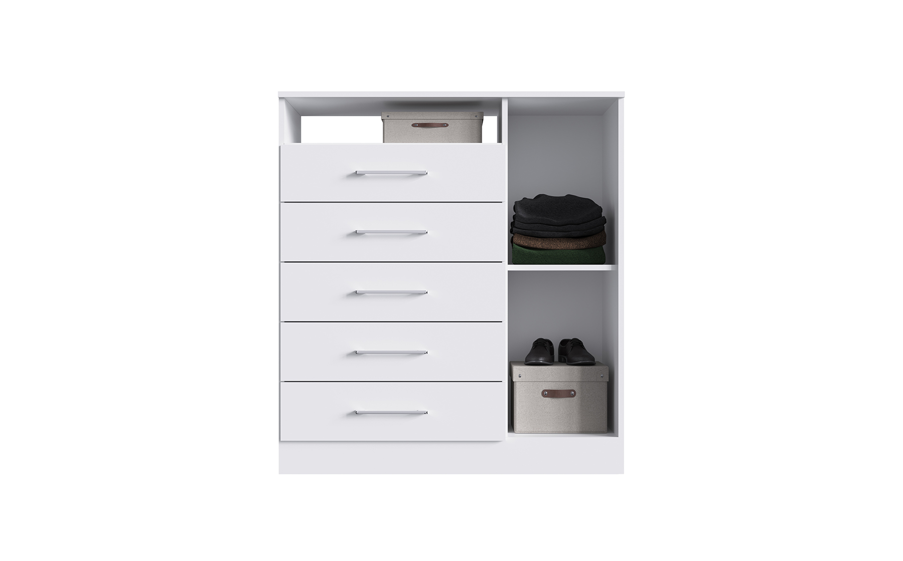 CM 7051 - CÔMODA RUBI 5G 1P