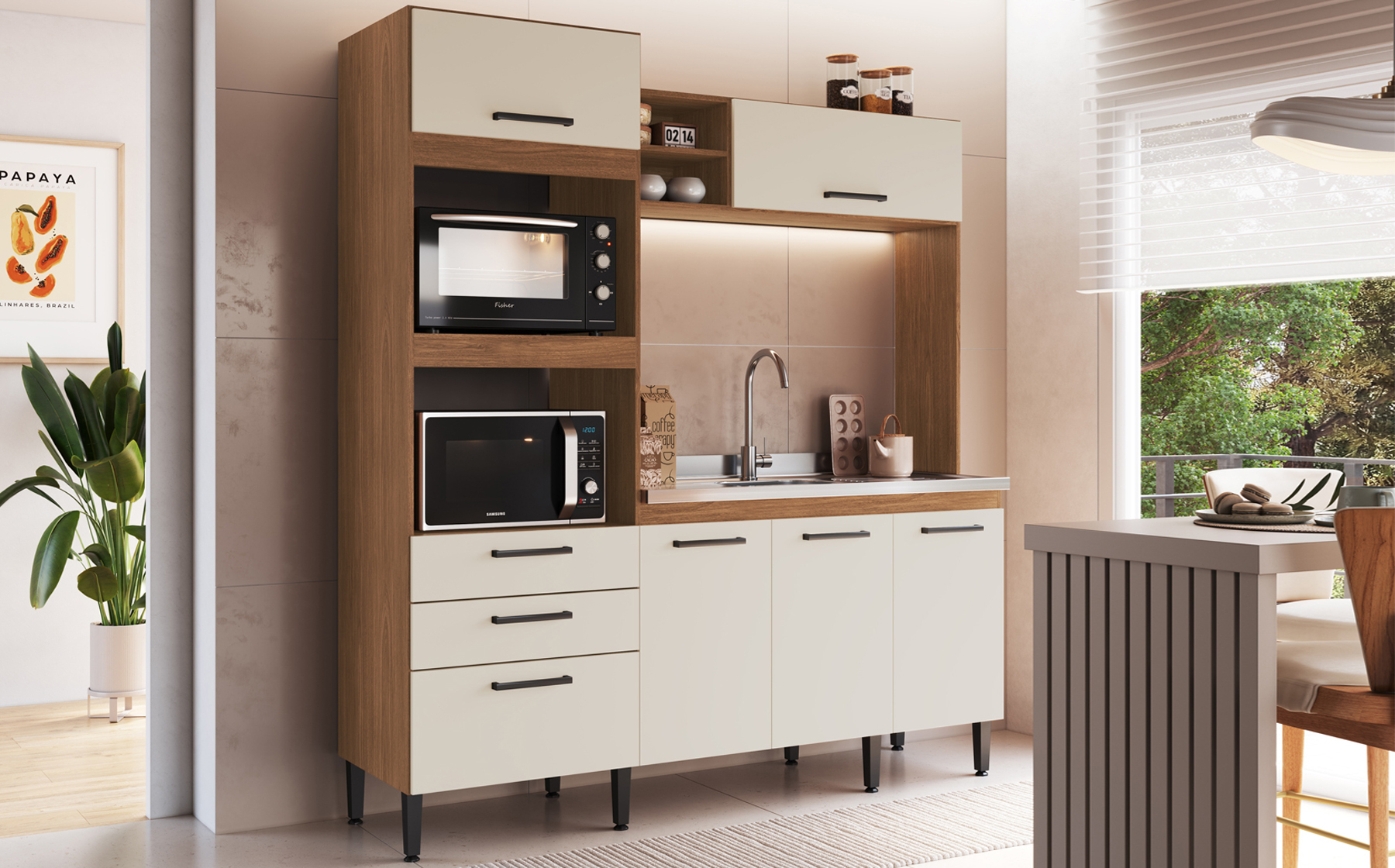 CZ 6662 - COZINHA COMPACTA MEL